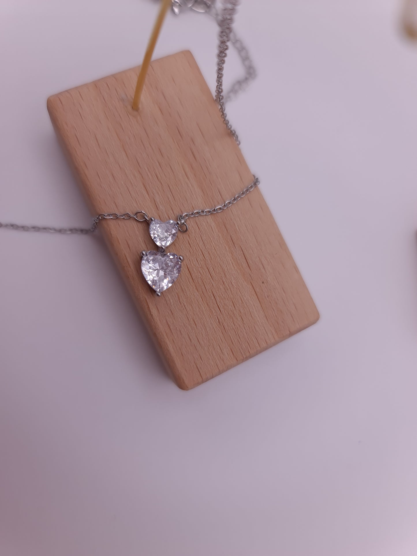 Collana doppio cuore
