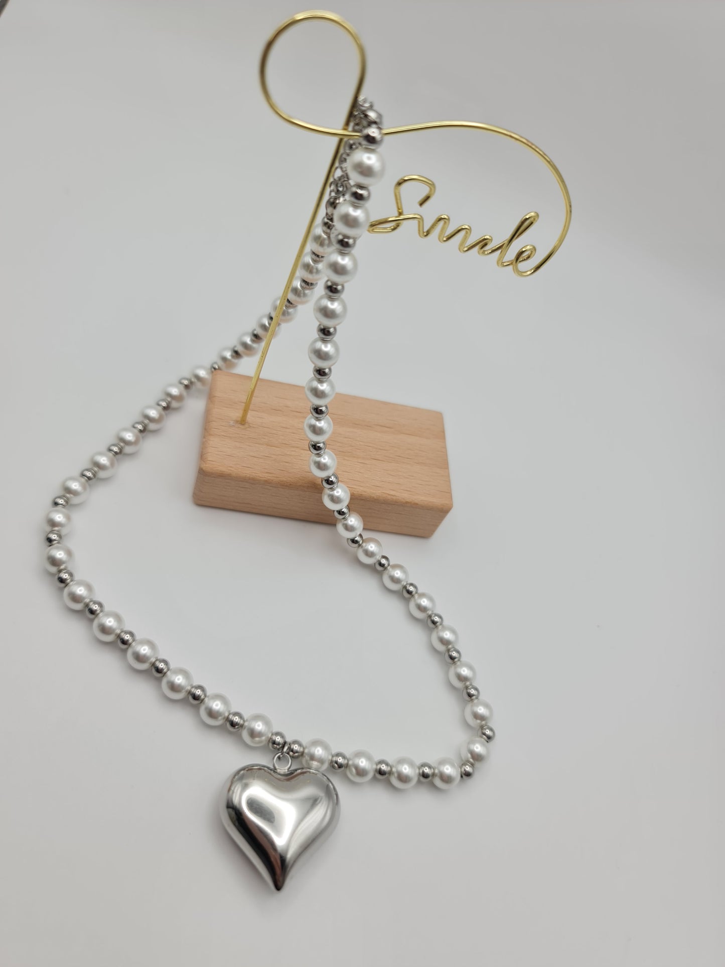 Pearl and heart
