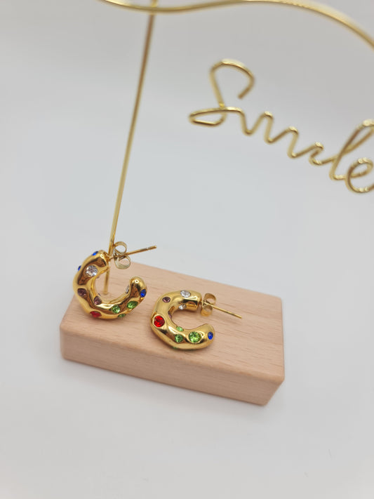 Multicolor hoop