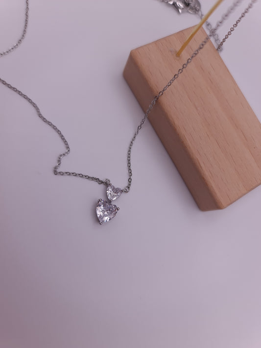 Collana doppio cuore