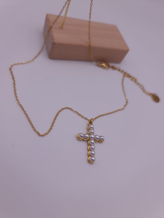 Pearl cross